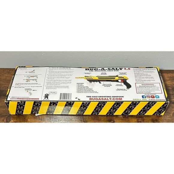 BUG-A-SALT 3.0 - NEW Authentic - Yellow 3.0 GUN - Bug Killing Device New in Box - Picture 5 of 8